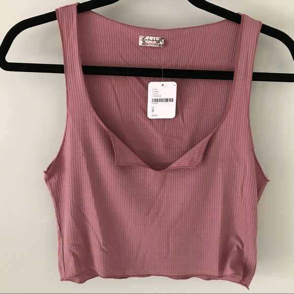 Free People Tops - Free People Top Notch Crop Top Small NWT